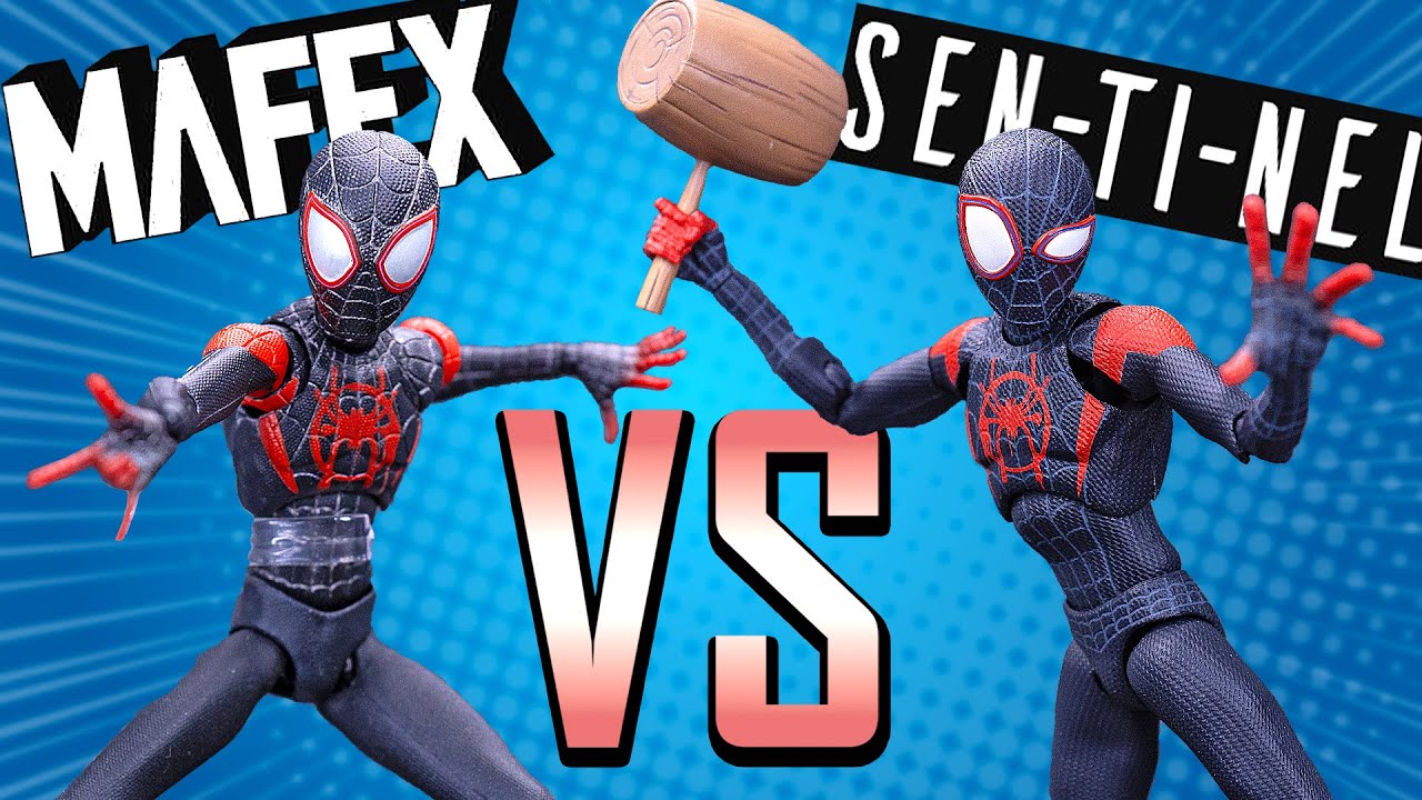Mafex vs. Sentinel: Who made better SPIDER-VERSE Figures??