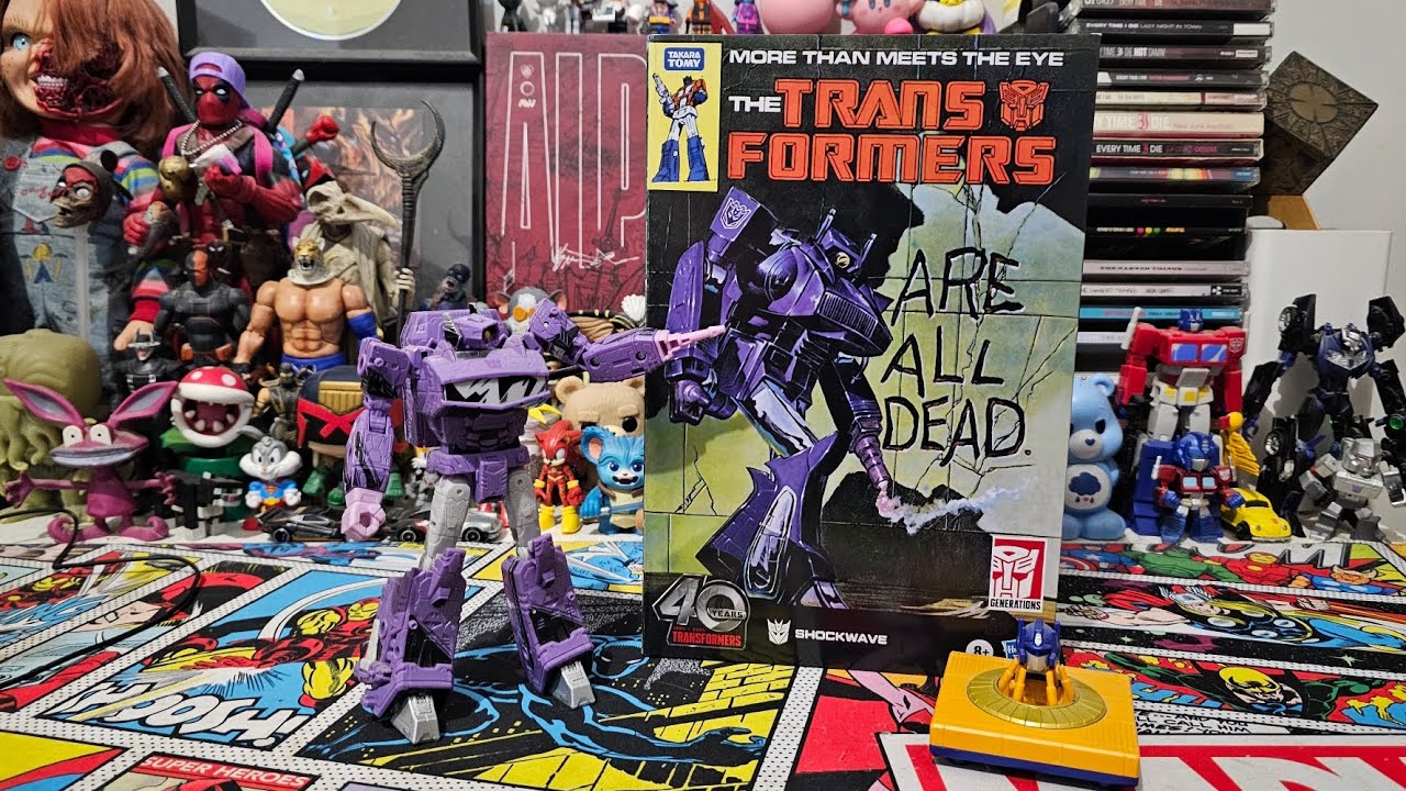 Transformers Generations Comic Edition Voyager Shockwave Review