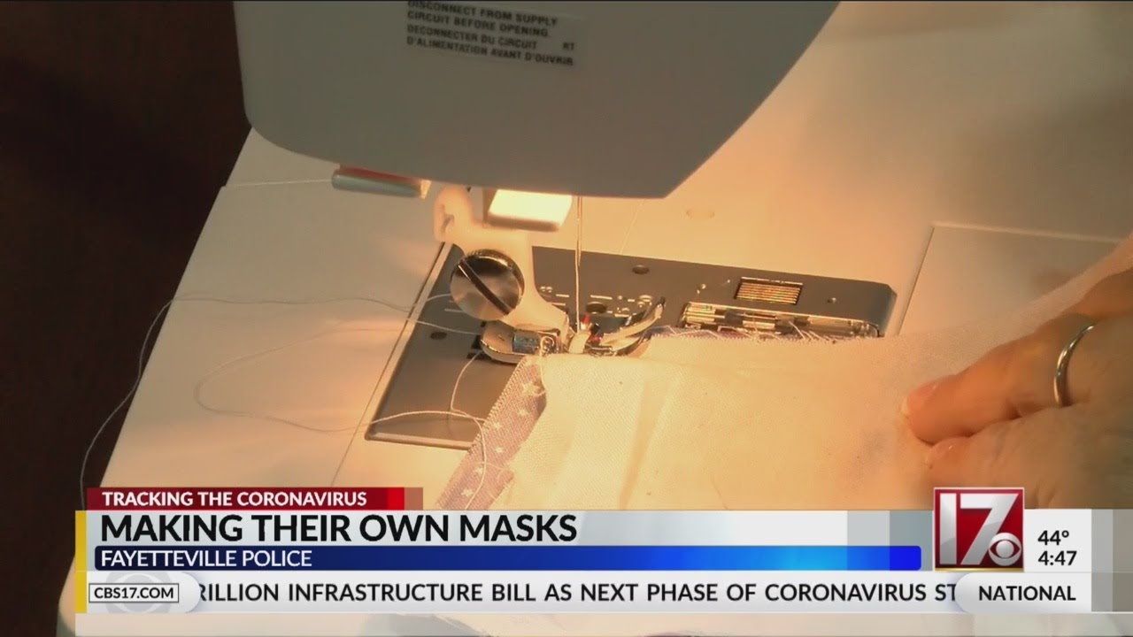 Fayetteville police making their own COVID-19 masks