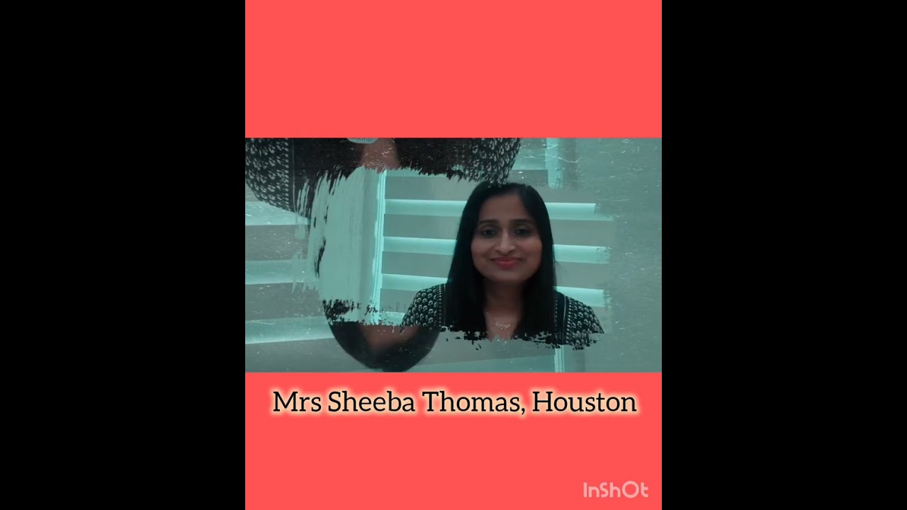 842 Khud ko me detha hum pure dil se hindi song sung by Mrs. Sheeba Thomas, Houston on 15/01/26