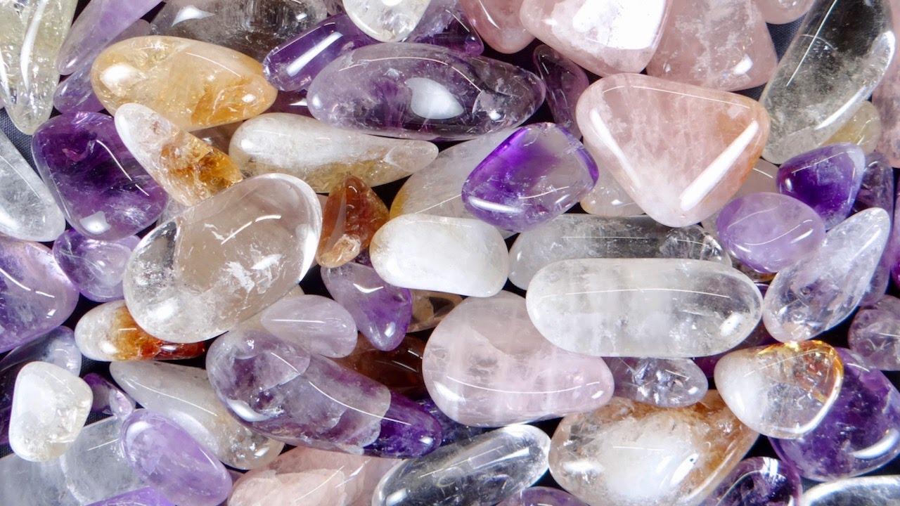 Amethyst, Rose Quartz, and Citrine - Rocks in a Box 20