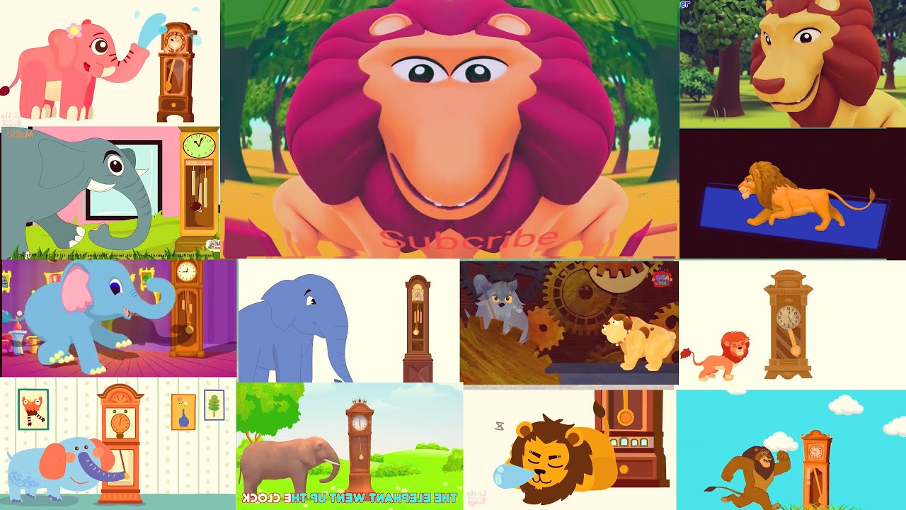 Hickory Dickory Dock [Elephants Vs Lion Presenting 3 Visual Effects] Effects Tutorial