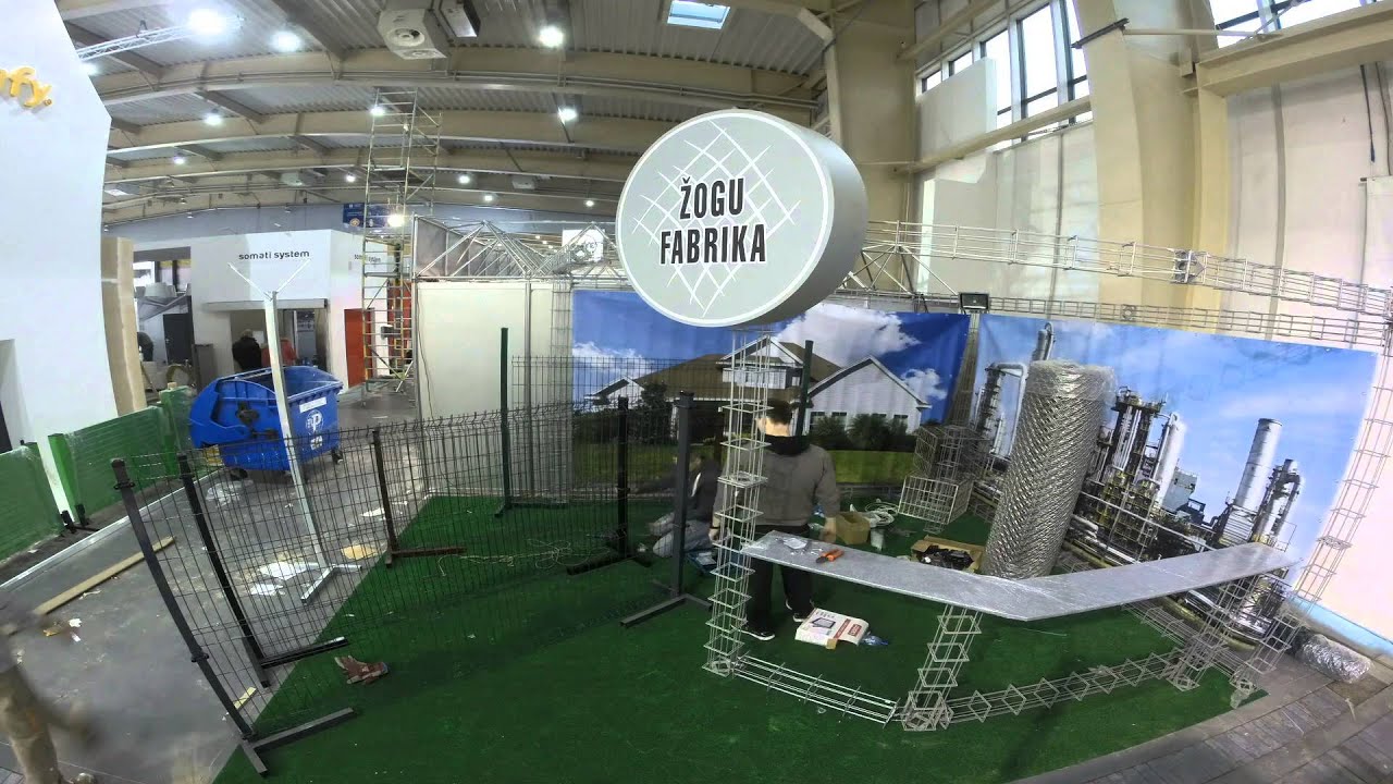 SIA Žogu fabrika booth during Budma 2016 fair