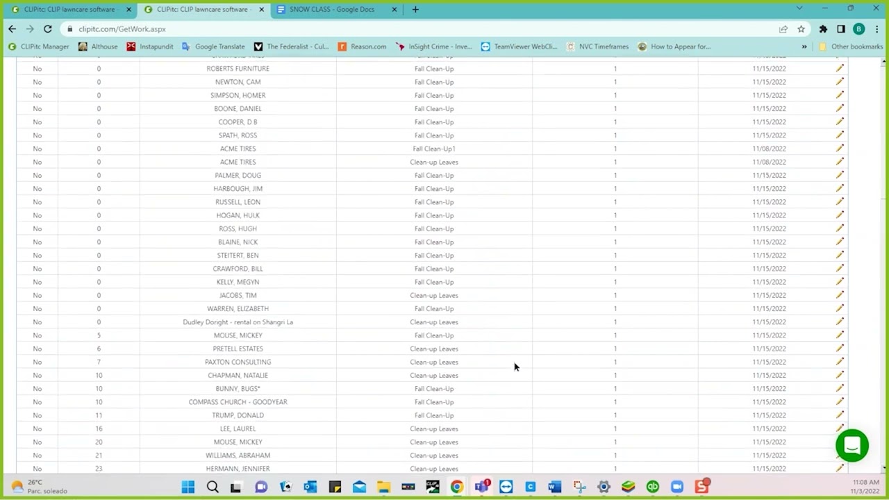 CLIPitc - Managing Snow Services