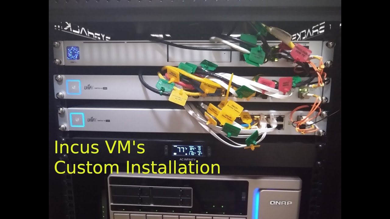 Incus VM's Custom Installation