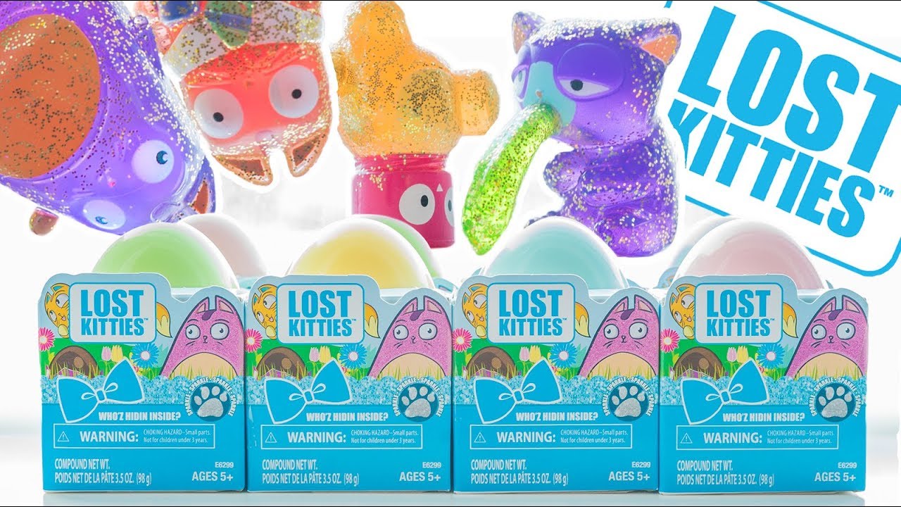 SO Sparkly! Lost Kitties Easter Egg Sparkle Paw Series
