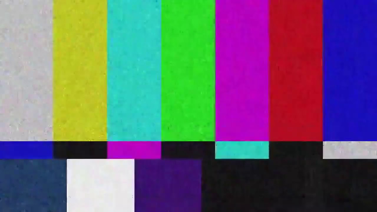 TV static glitch effect                                                                (for editing)