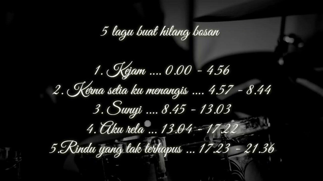 5 lagu buat hilangkan bosan