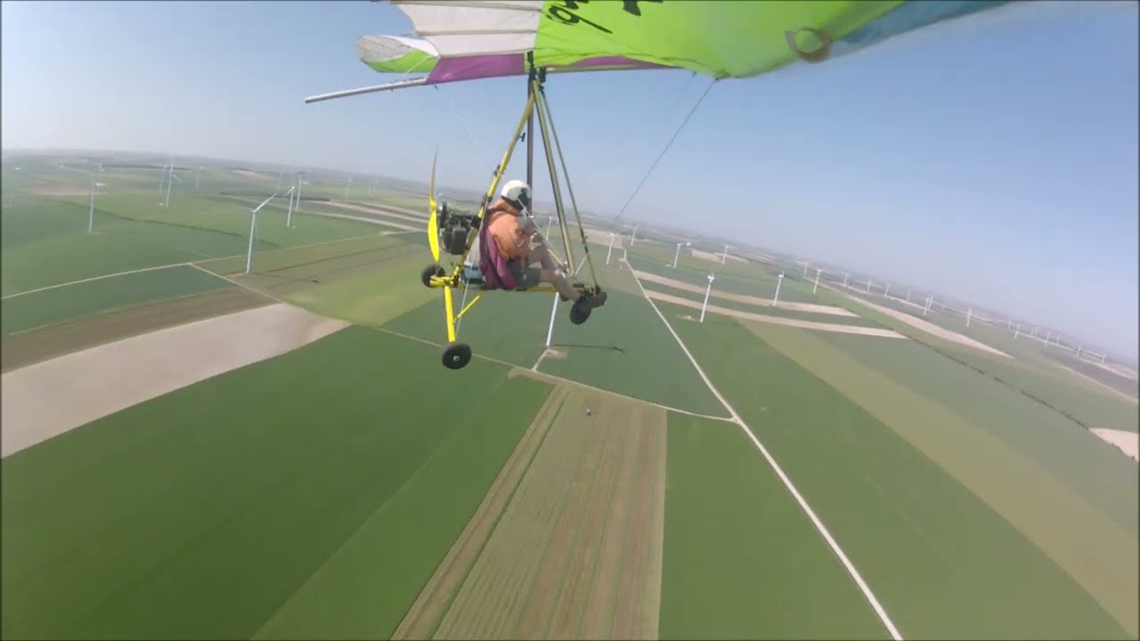 Vol en Ultra Léger Motorisé KLIPO en France le 19 mai 2023.