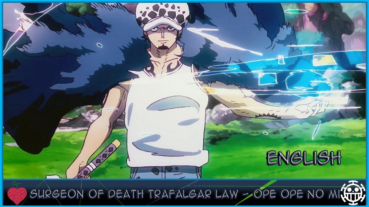 [ENGLISH] Surgeon of Death Trafalgar Law | All Techniques | Sabaody - Wano