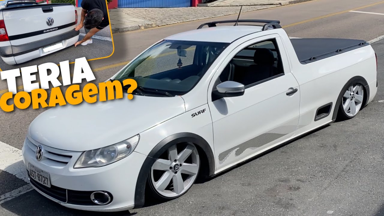 ESSE É MALUCO ! SAVEIRO G5 ARO 18 FIXA