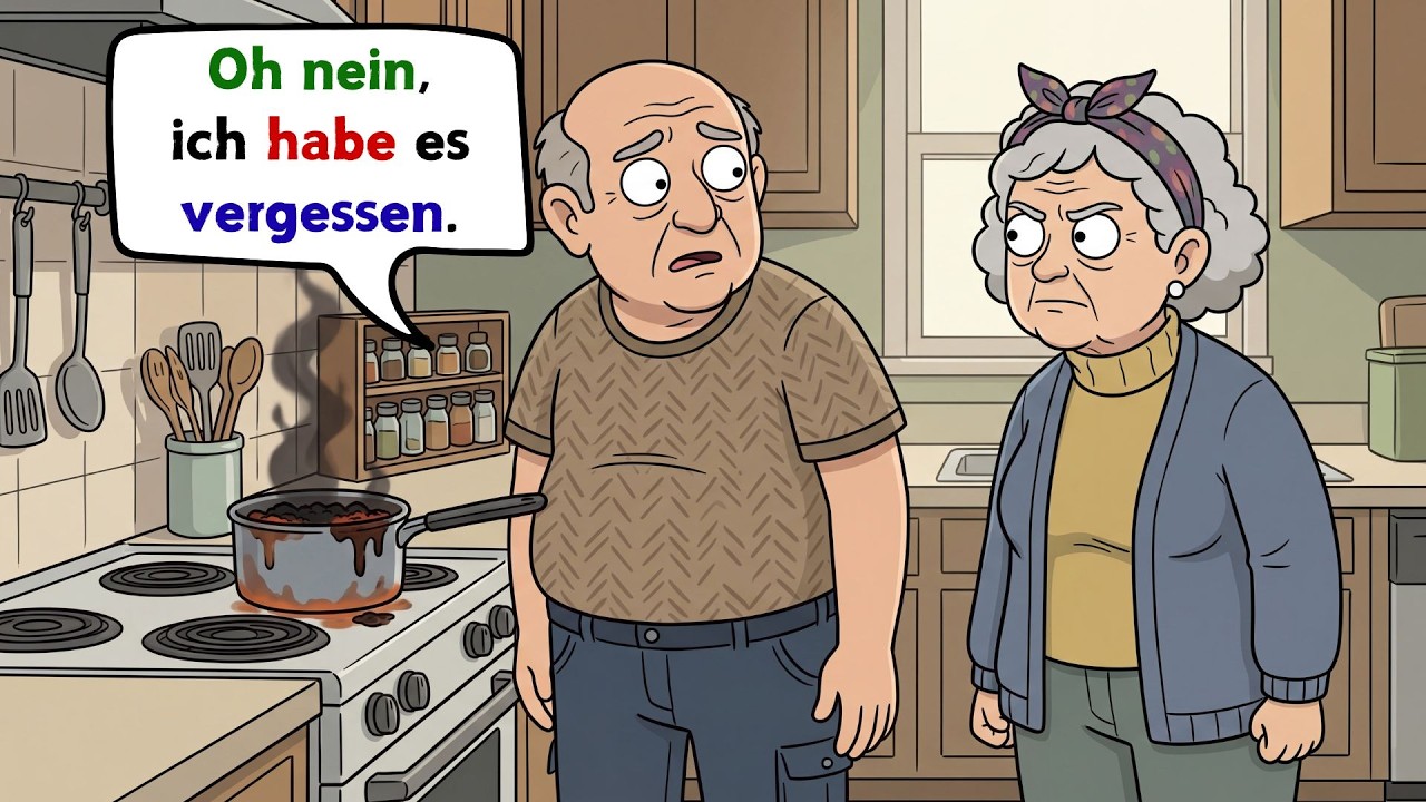 🇩🇪 Easy German Conversations at Home | Grandma & Grandpa Arguing 👵👴
