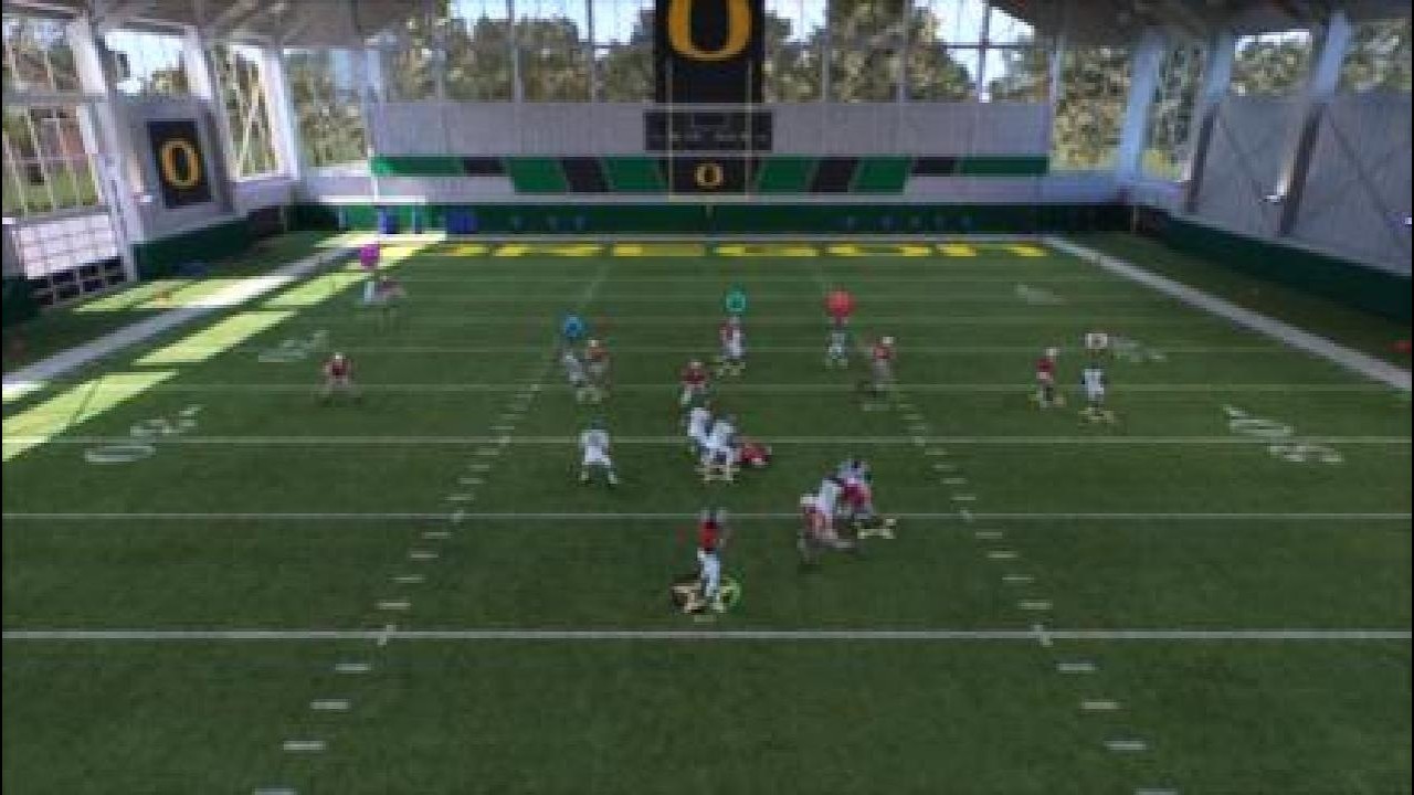 College Football 27: блиц-схема 4-2-5, 3 High Double Loop