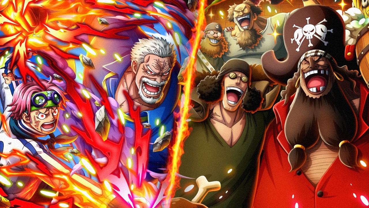 Гарп и Коби, а также Чёрная Борода и Кузан прибывают! (One Piece: Сокровищница)