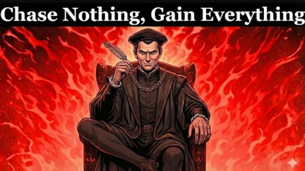 When You Stop Chasing, Life Starts Aligning — Machiavelli's Most Powerful Lesson on Self Worth