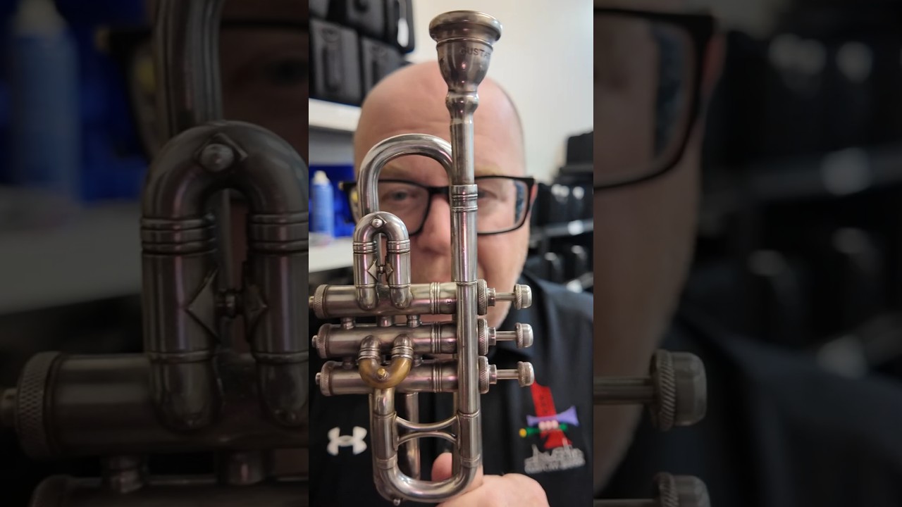 The rarest of ALL trumpets?  Yes...  the KING MINI   1/2 scale trumpet.  Will it play?  #trumpet