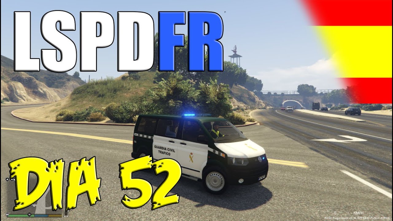 LSPDFR | dia 53 | Guardia Civil de trafico - tiroteo en el barrio malo