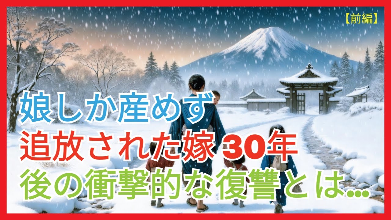 娘しか産めず追放された妻の壮絶な復讐劇. 因果応報の結末に涙が止まらない
