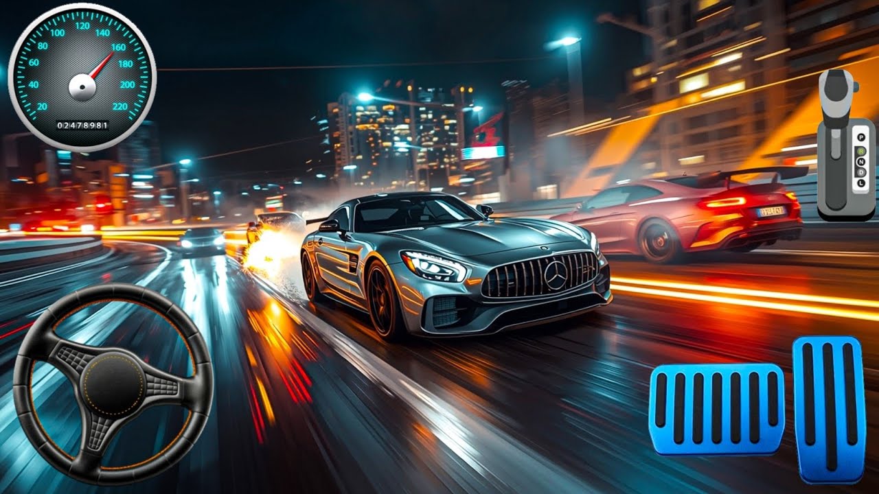 Extreme Night Car Racing | Asphalt Legends Simulator 
