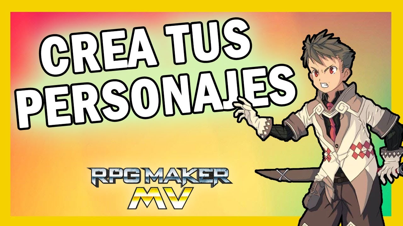 😱 CREAR PERSONAJE PROPIO 😱 en RPG MAKER MV