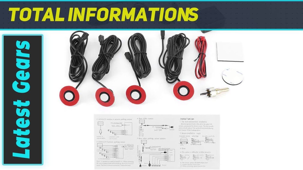 Qiilu 16.5mm Car Reverse Radar Kit: The Ultimate Reversing Assistant!