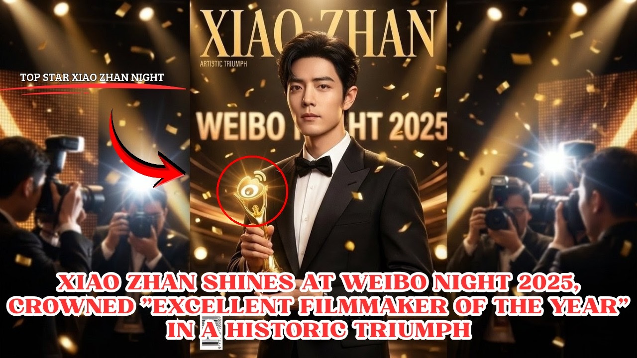 Сяо Чжань вошел в историю на Weibo Night 2025 | Обладатель награды «Лучший режиссер года» ШОКИРОВАЛ