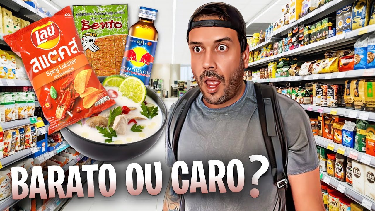 COMO É UM SUPERMERCADO NA TAILÂNDIA 🛒 🇹🇭