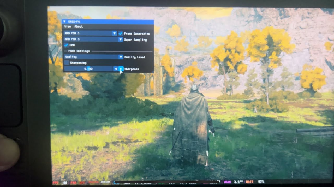 Elden Ring Mod FSR3 60fps Quality | ERSS - FG