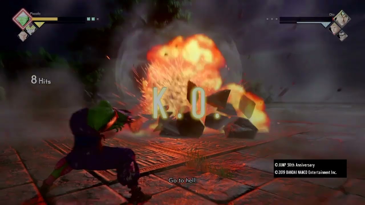 Piccolo vs Dio Brando