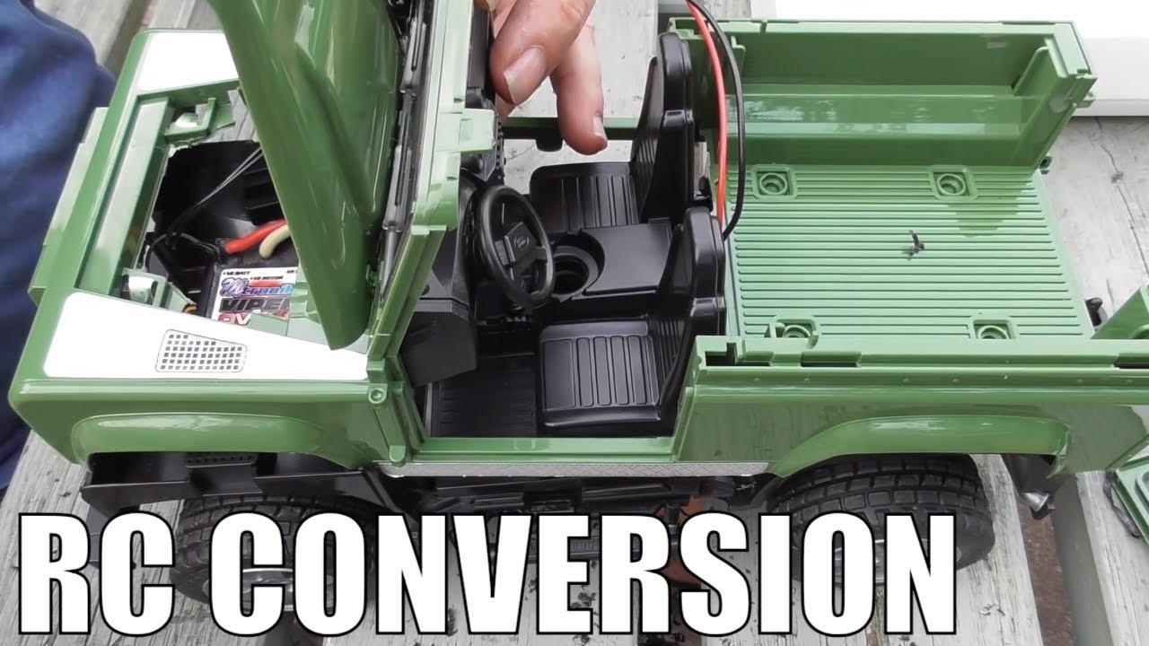 Bruder Landrover Defender RC conversion