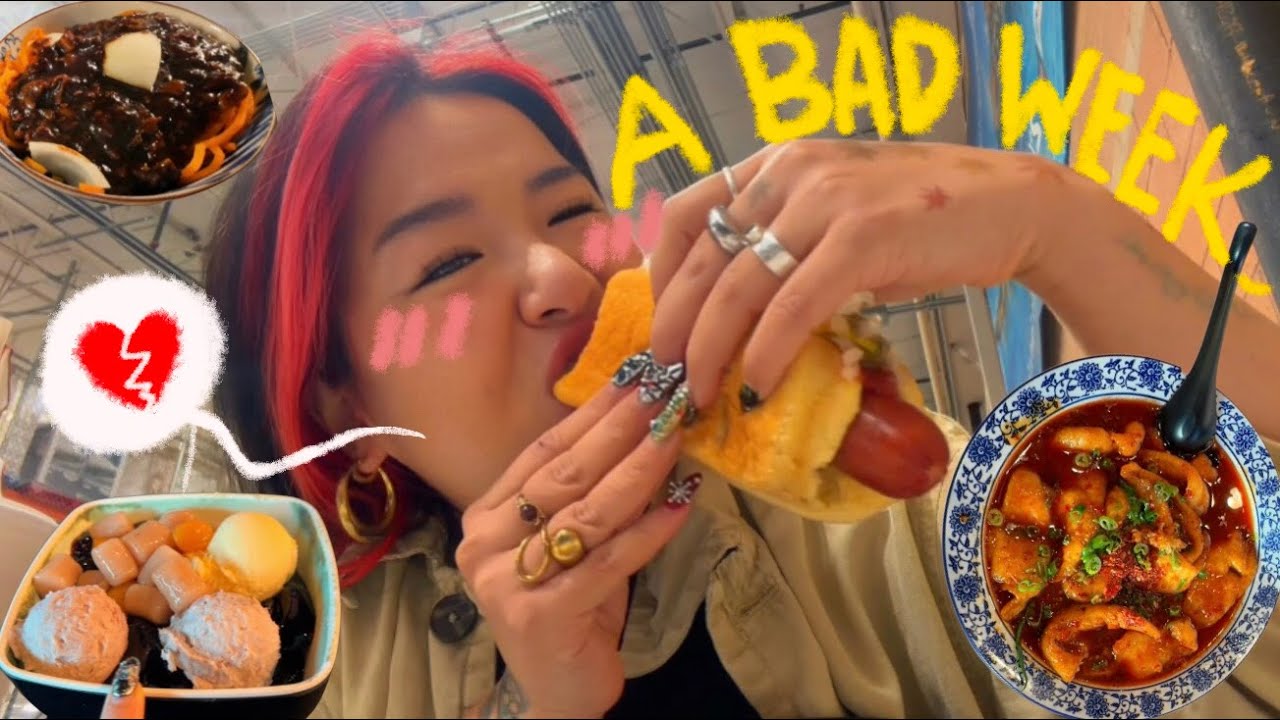 Slice of Life vlog 🍄 grocery haul, unboxings, cooking carrot jajangmyeon from culinary class wars