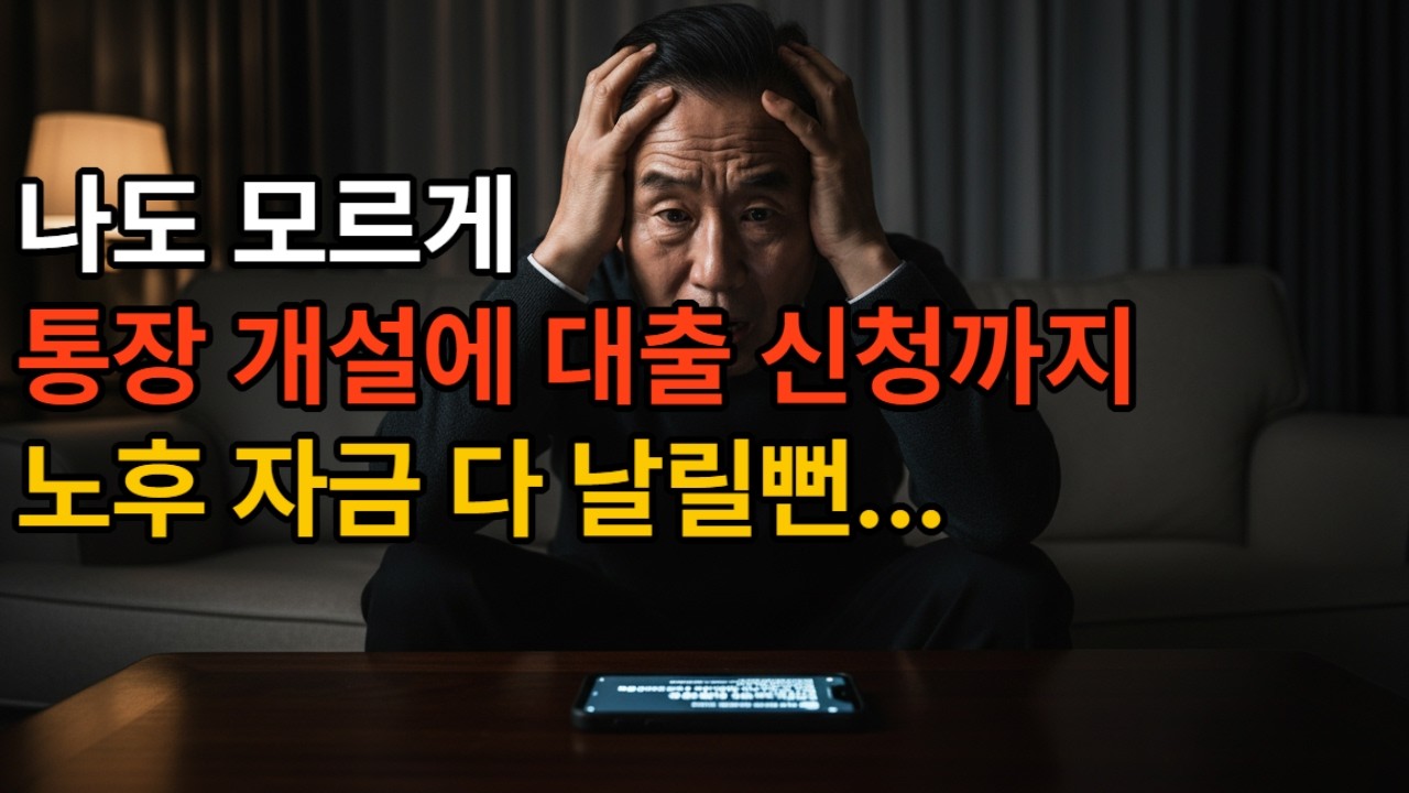 나도 모르게 내 이름으로 통장개설, 대출신청까지 | 즉시 차단해야 합니다.