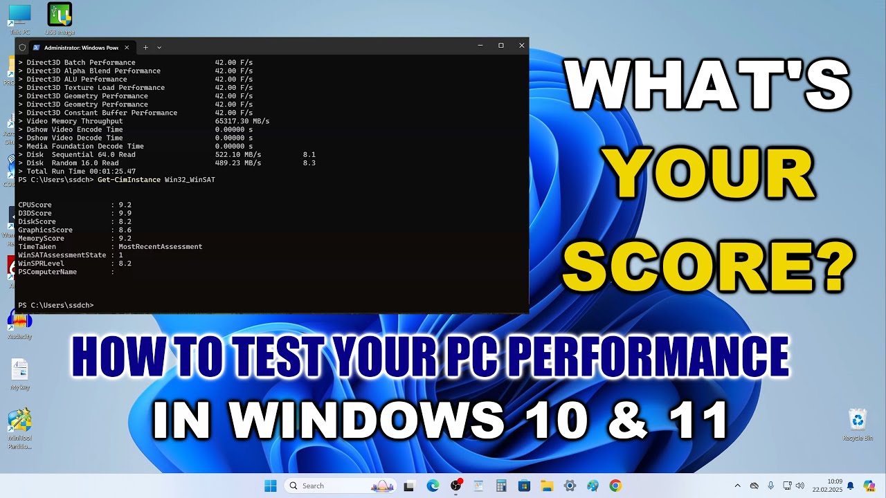 💫 Как быстро проверить производительность ПК в Windows 10 и 11 (без специального ПО!)