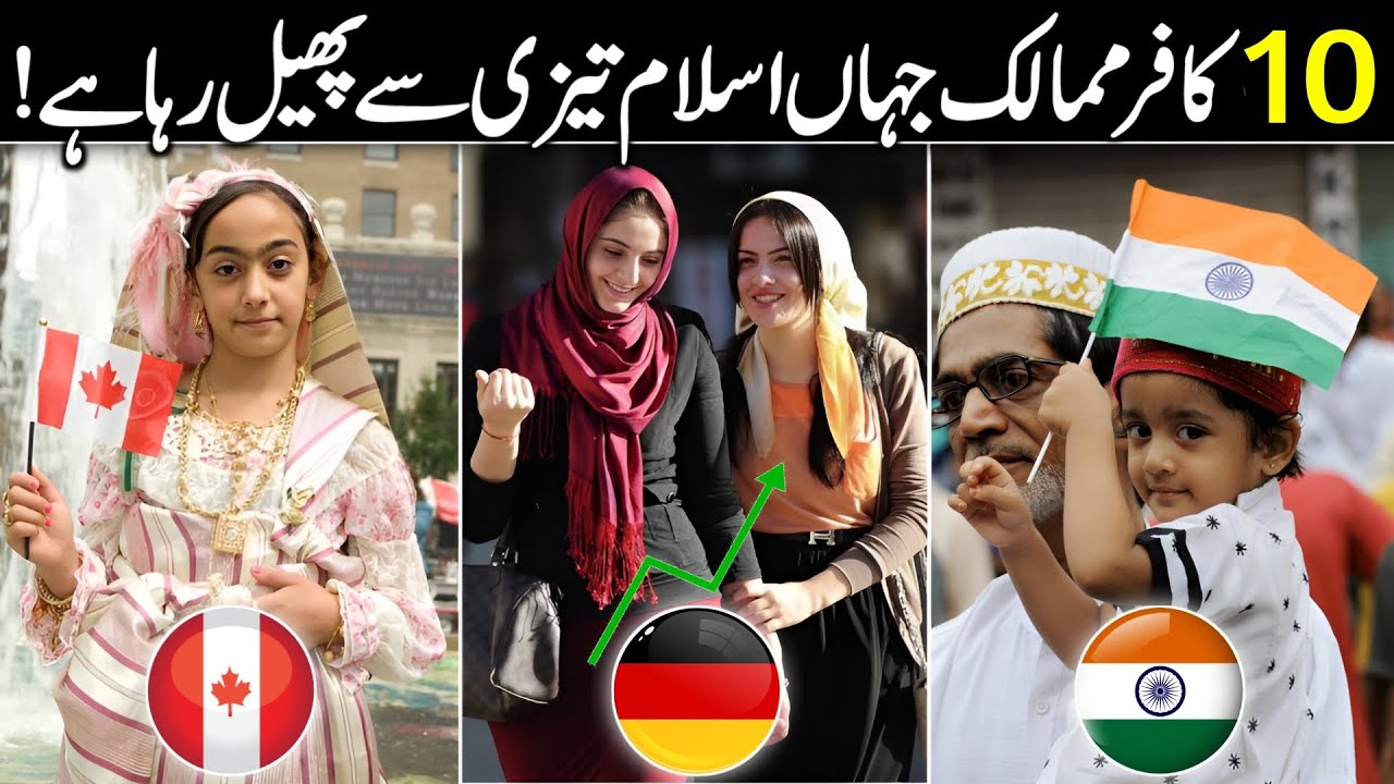 10 Non Muslim Countries Where Islam is Spreading Rapidly | Muslim Growth in the World