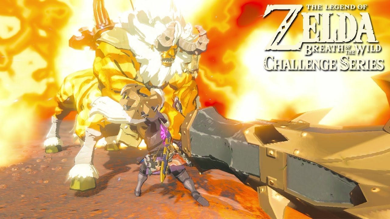 SAVAGE LYNEL SHIELD SLAYING: Breath of the Wild Challenge Series