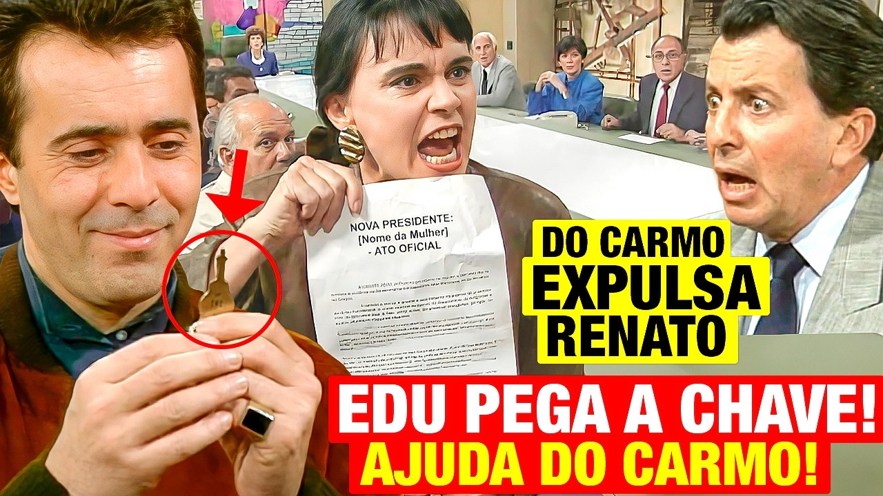 RAINHA DA SUCATA: TERÇA 10/02 - Edu pega a CHAVE DO COFRE de Laurinha e DA 300 MILHÕES PRA DO CARMO!
