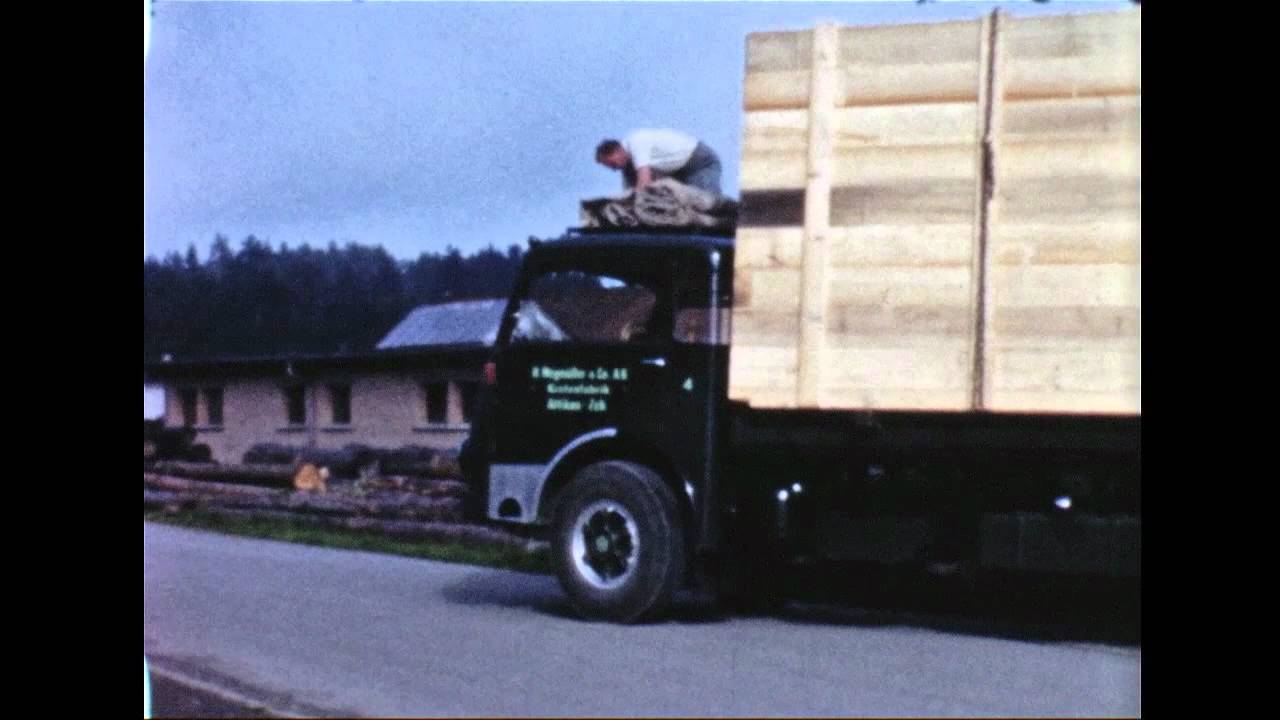 100 Jahre Wegmüller Attikon 3 Kistentransporte 1956 - 1970