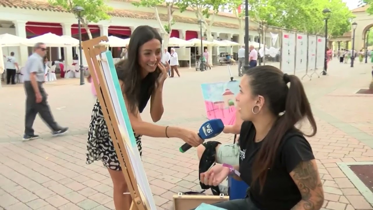 Concurso de Pintura R&aacute;pida al aire libre en el recinto ferial