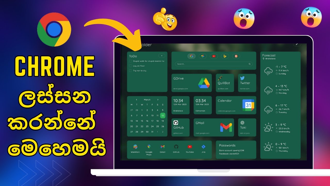 Best Themes For Chrome 2023 |Chrome Customization | Sinhala | Janiya Lk