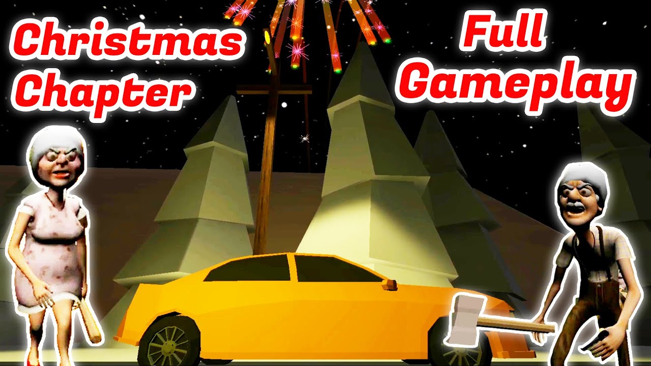 Grandpa And Granny House Escape Christmas Chapter Full Gameplay 🎄 Ghost Mode