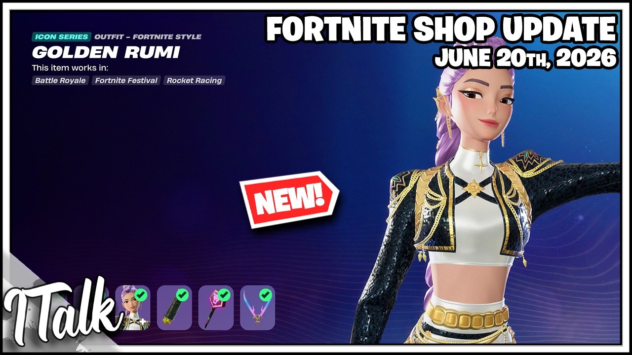 Fortnite Shop KPDH AND MESSI ARE BACK! [June 20th, 2026] (Fortnite Chapter 7)