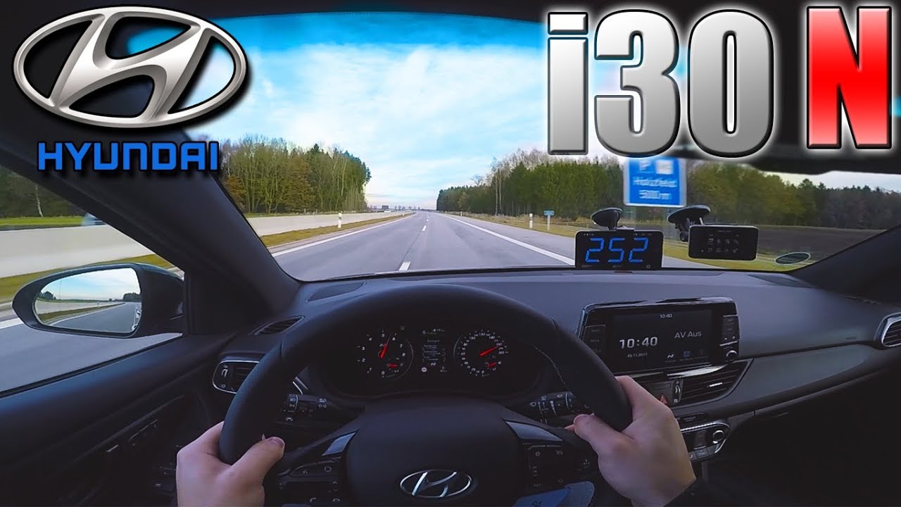 ИДЕАЛЬНО! 2018 Hyundai i30 N Производительность (0-250 км / ч) POV TOP SPEED, ускорение TEST✔