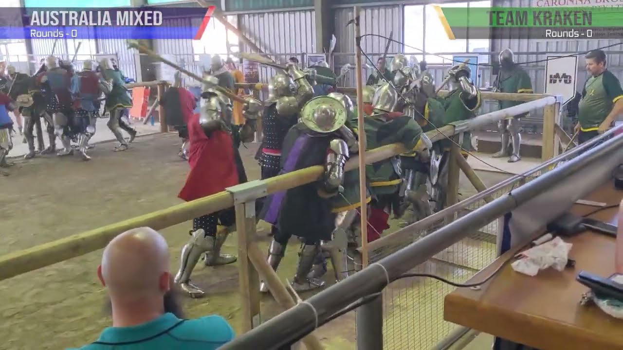 Buhurt 12v12 Mass Battle | Team Kraken v All | AMCF 2021 National Selections 28/3/21