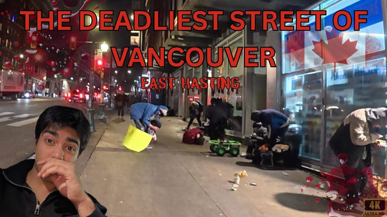 THE DEADLIEST STREET IN VANCOUVER | EAST HASTINGS | NIGHT WALK | POV | ASMR | EP 82