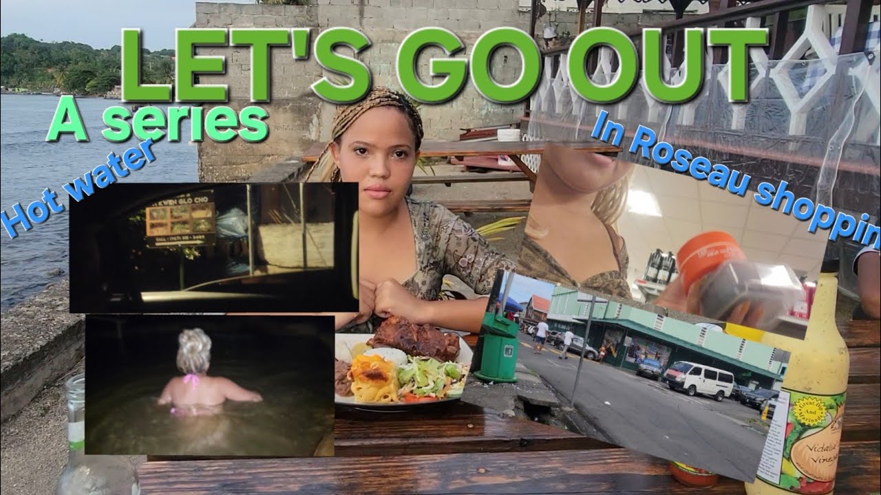 LET'S GO OUT! | DOMINICA VLOGS 🇩🇲 |SATURDAY SHOPPING IN ROSEAU | HOT SPRINGS | LUNCH IN CALIBISHIE