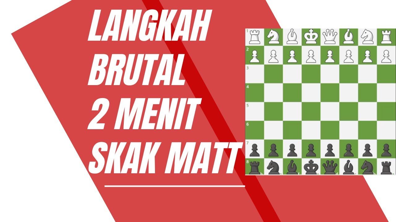 LANGKAH BRUTAL | 2 MENIT MATT | CATUR ONLINE