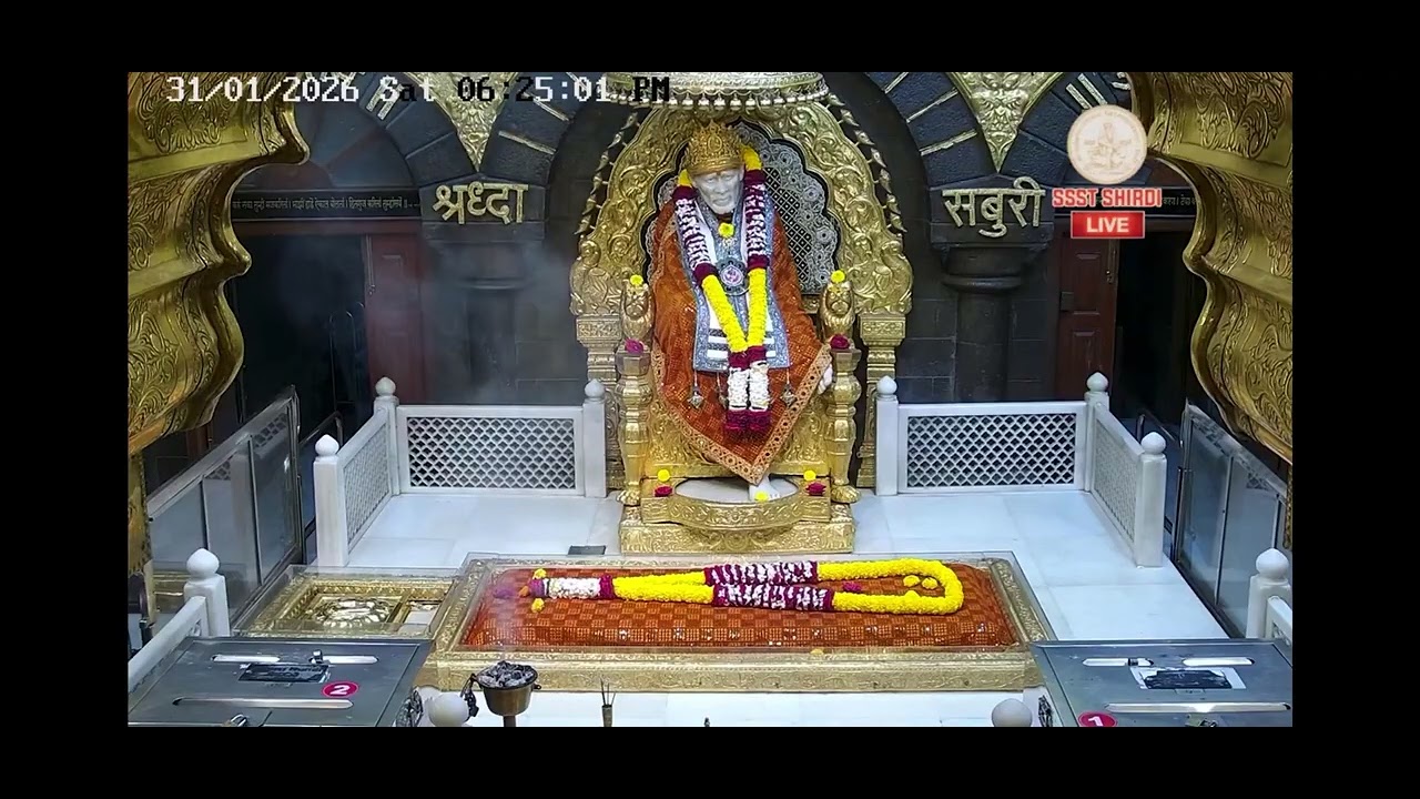 31 జనవరి 2026 షిర్డీ సాయిబాబా ధూపహారతి