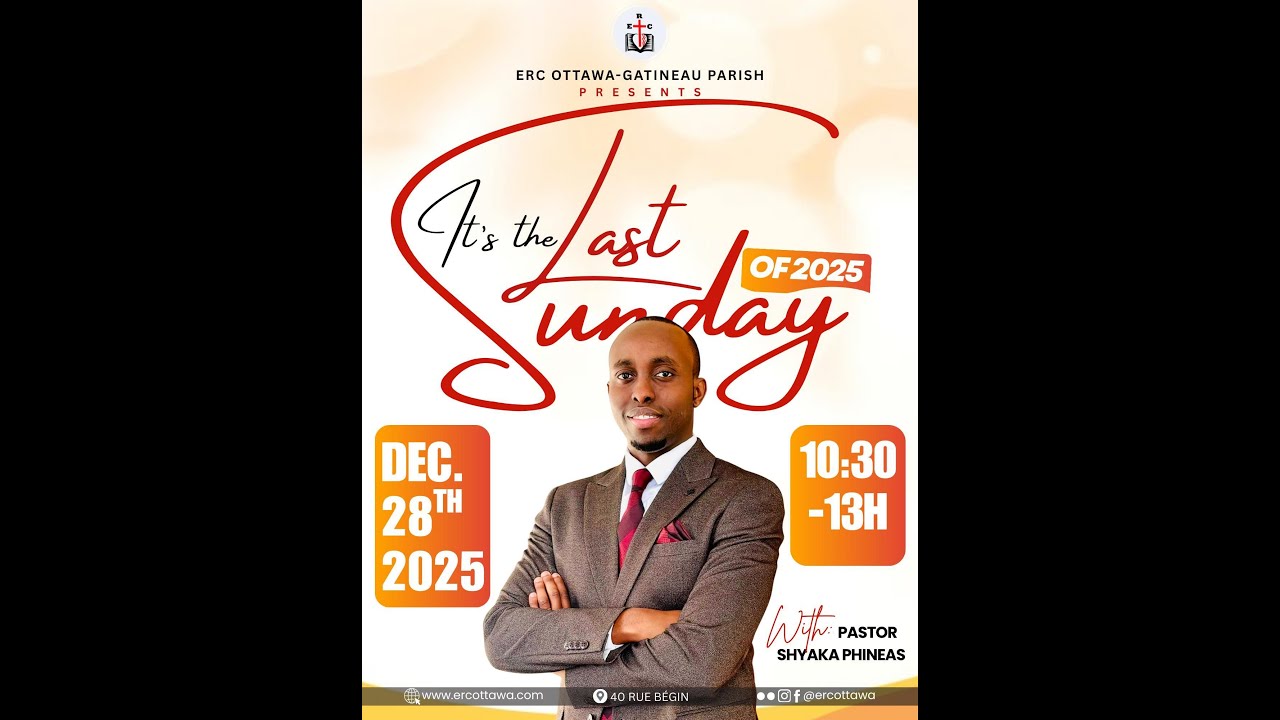 LAST SUNDAY OF 2025 SERVICE 28/12/2025 WITH PST SHYAKA PHINEAS