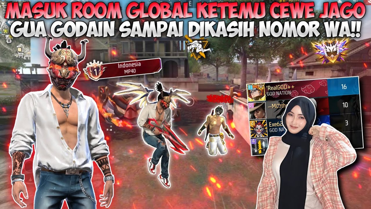 MASUK ROOM GLOBAL KETEMU CEWEK JAGO BANGET !! AUTO GUA GODAIN SAMPE DIKASIH NOMOR WA !!