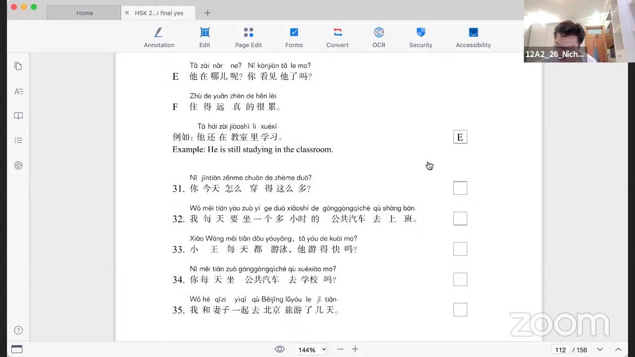 Belajar HSK 2 Chapter 12 / Dapat Buku Gratis